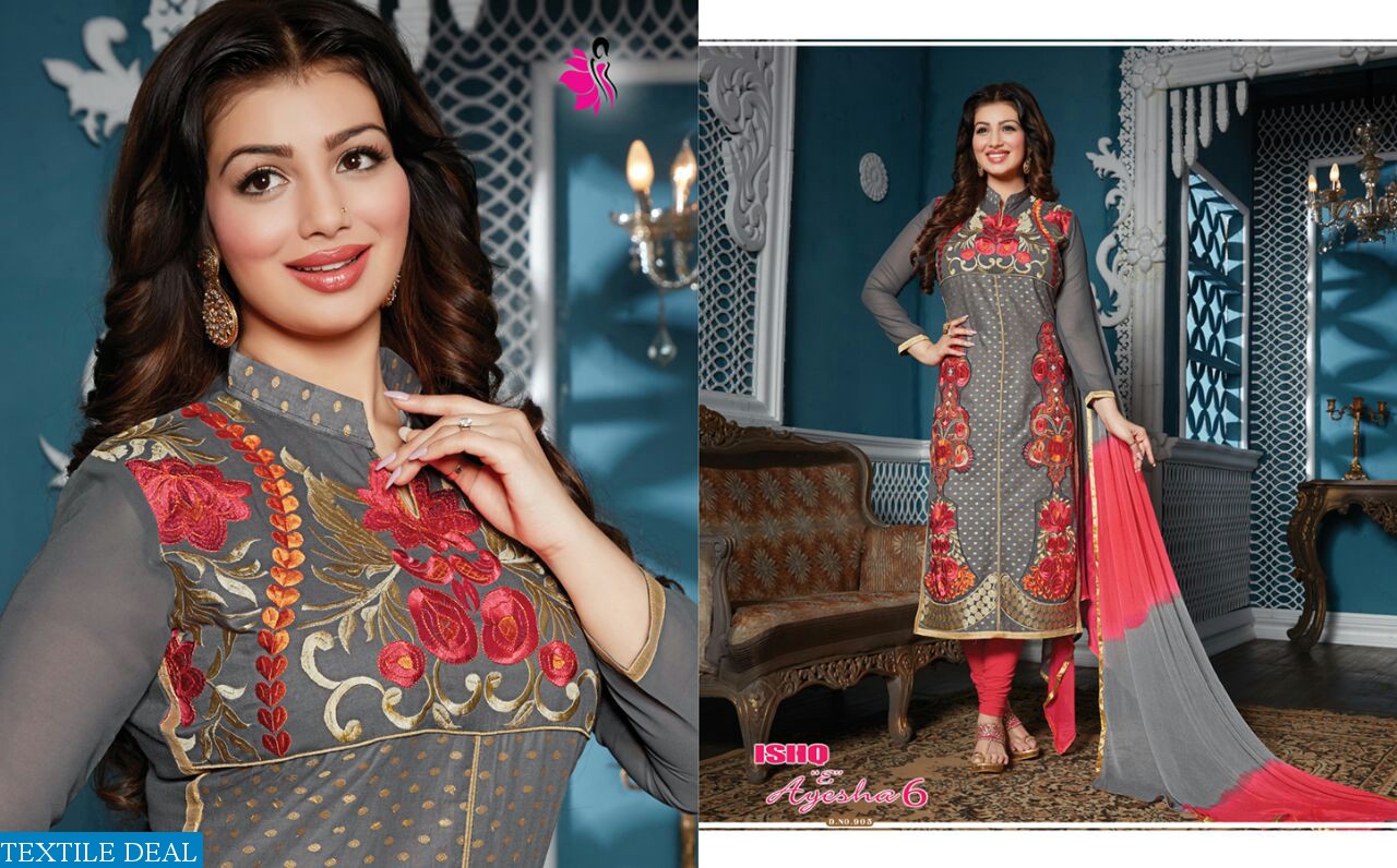 khwaish Ishq e ayesha-6 Wholesale pure cotton Embroidery Salwar kameez